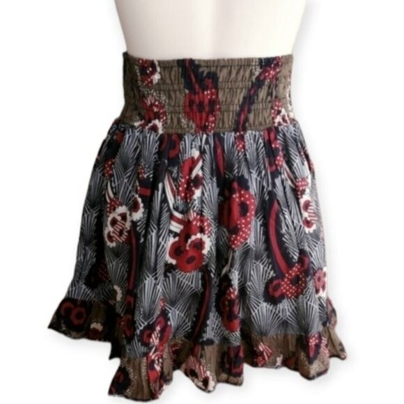 Voluminous Anthropologie LetMeBe Fit & Flare Mini Skirt Size S NWT - Picture 6 of 13